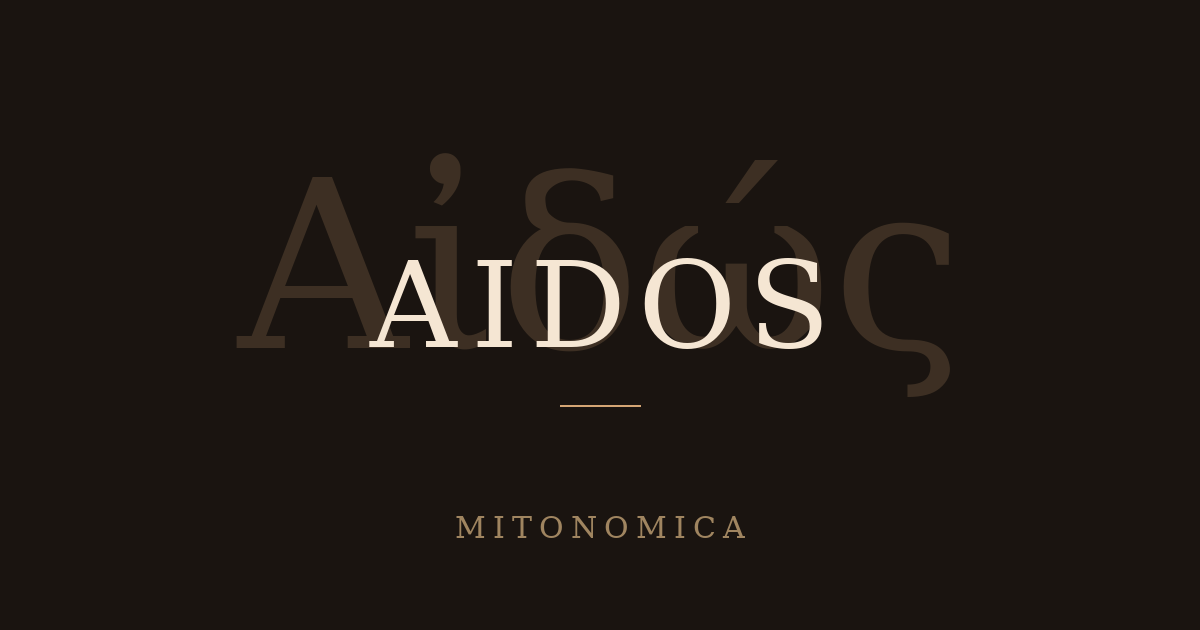 Le parole del mito: Aidos