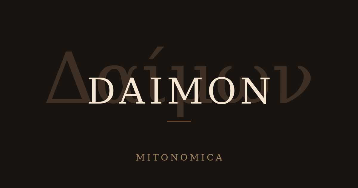 Le parole del mito: Daimon