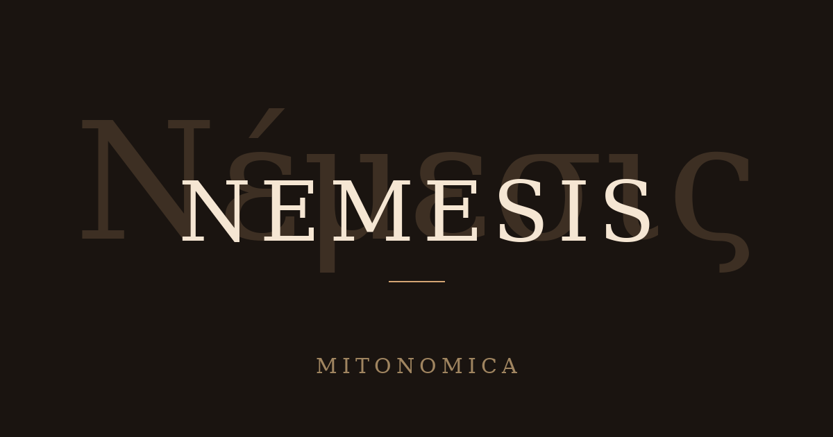 Le parole del mito: Nemesis